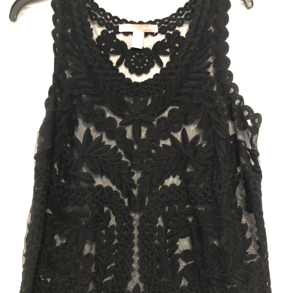 Lace tank top
